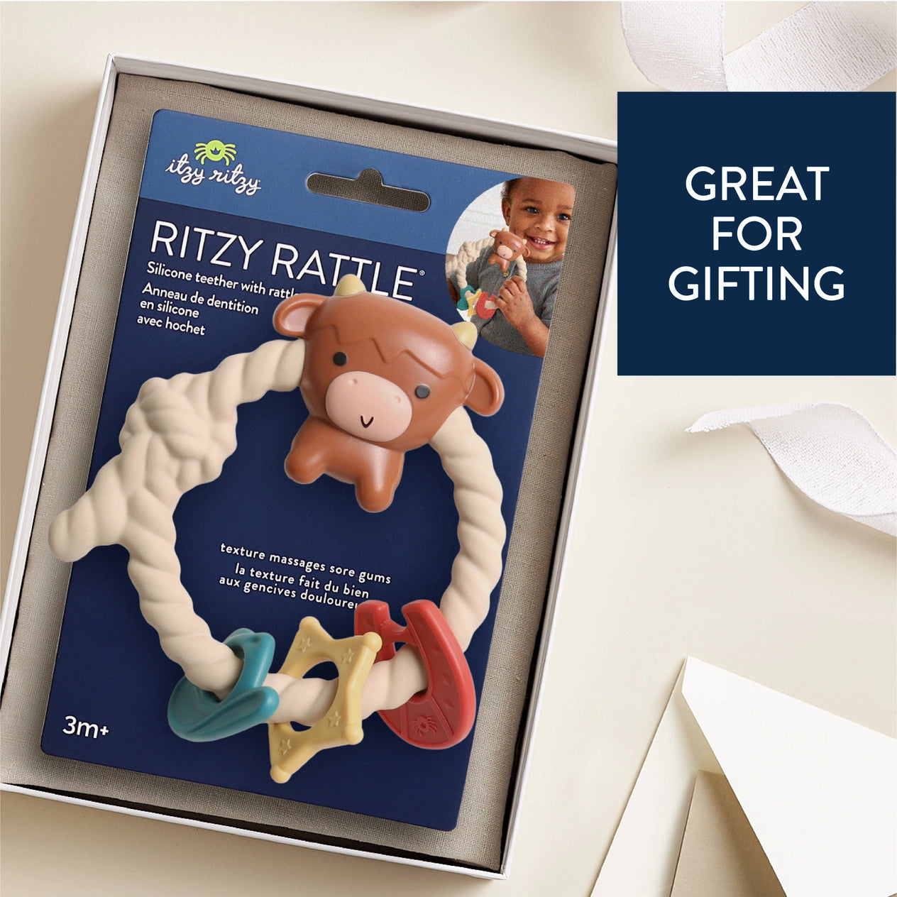 Itzy Rattle Highland Cow