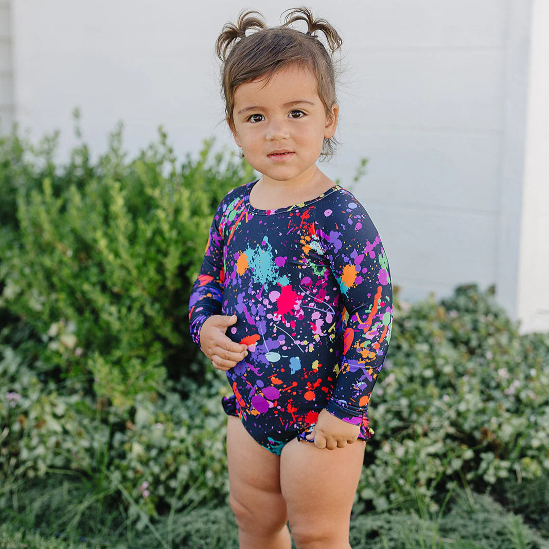 Reign Ruffle Rashguard Suit