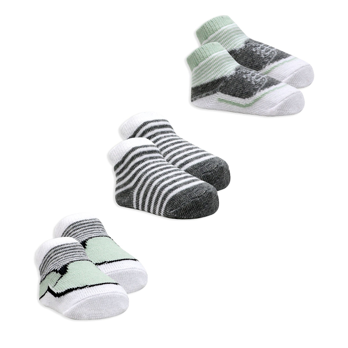 3 Pack Socks Sage