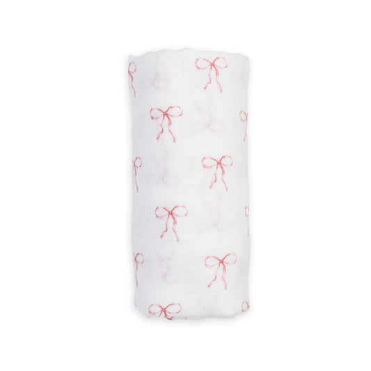 Bows Muslin Swaddle