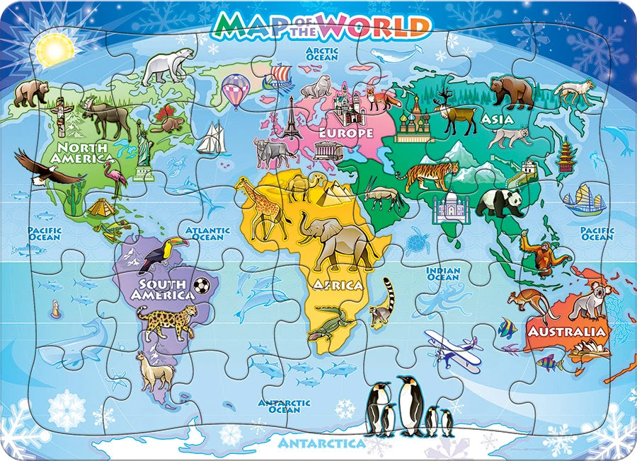 Canada Map Puzzle Tray