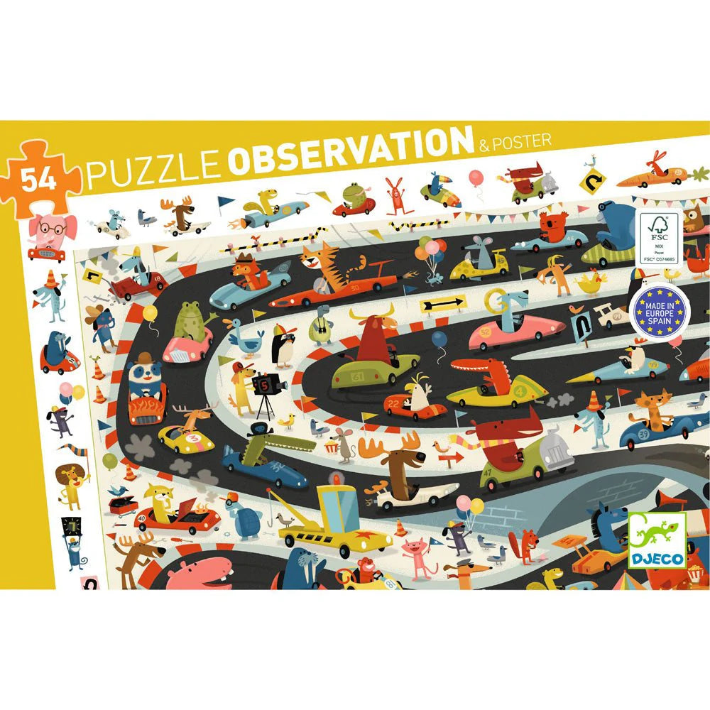 Puzzle Observation Car Rally