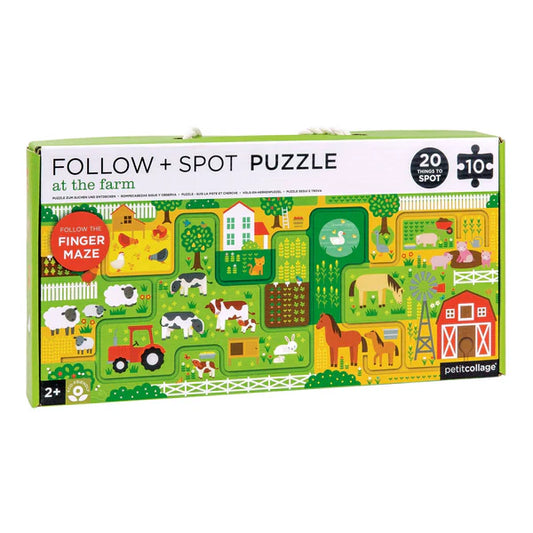 Follow and spot at the farm