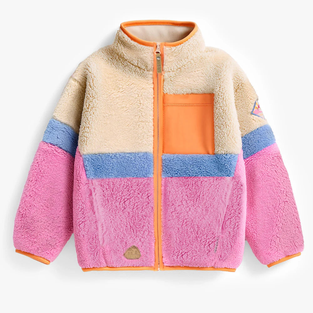Colour block Fleece jacket