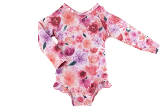 Floral Mila Ruffle Rashguard