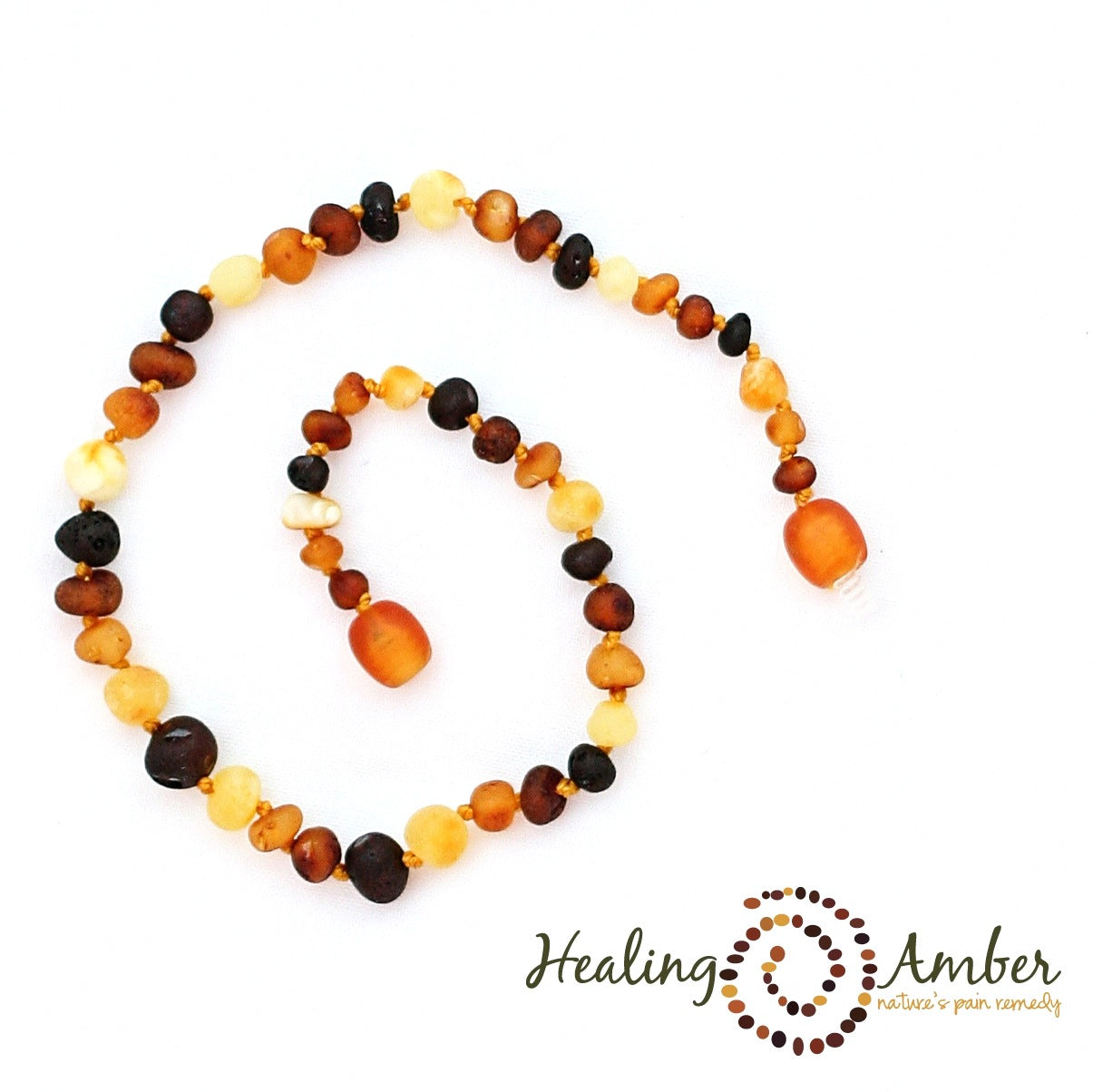 Healing Amber Necklace 11"