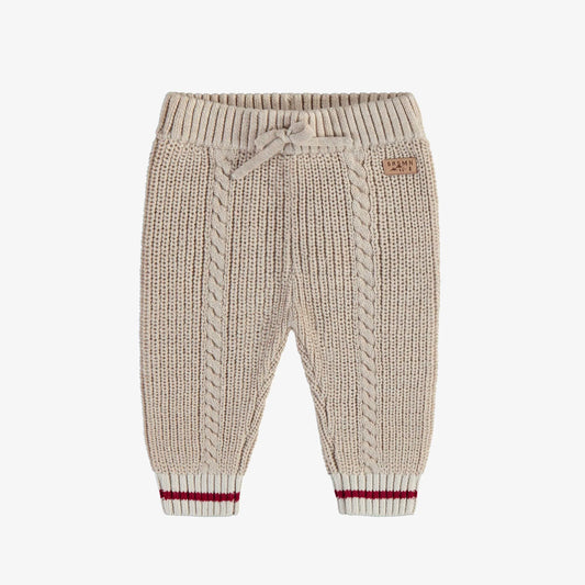 Beige Knitted Pants