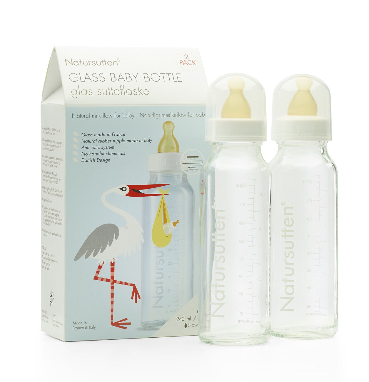 Natursutten 8oz Glass bottle