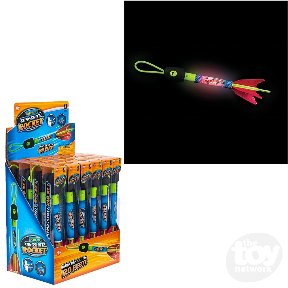 Light Up Slingshot Rocket