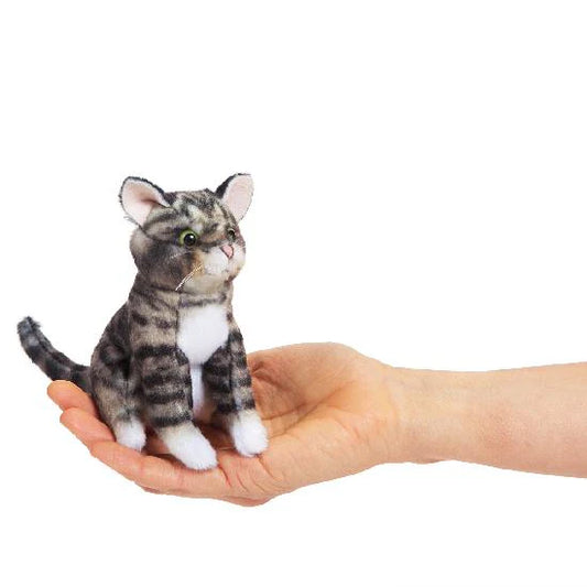 Mini Tabby Catt Finger Puppet
