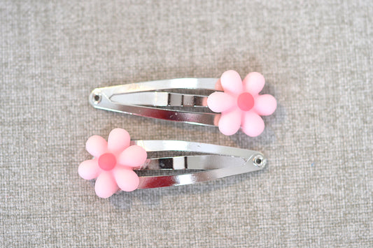 Tiny Floral Hair Clips