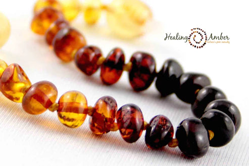 Healing Amber necklace 13"