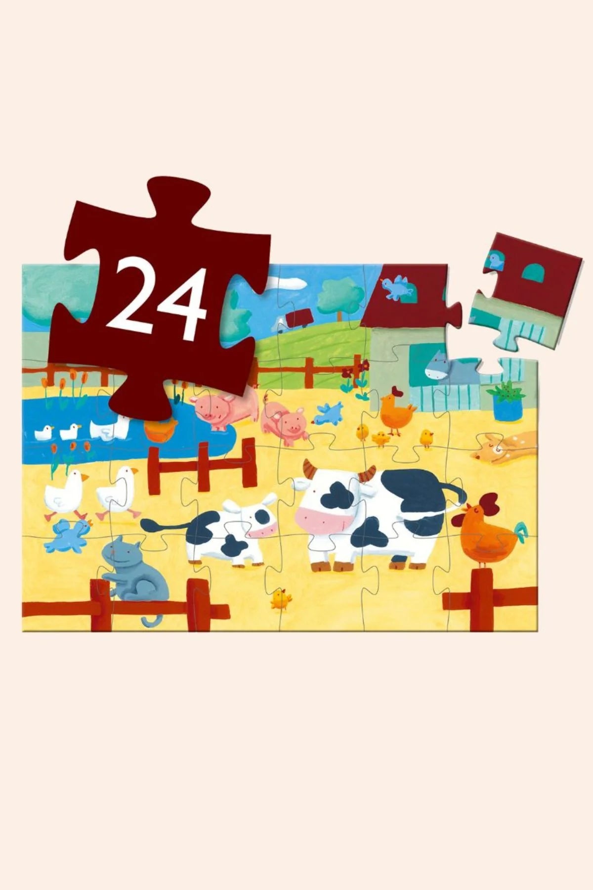 Silhouette Cow Puzzle