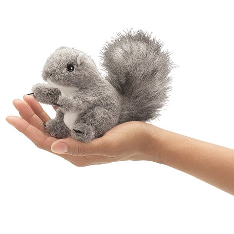 Grey Squirrel Finger Puppet